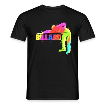 Billard billard snooker cadeau - T-shirt homme - noir - Devant - AI Model Male 178 light (178cm)