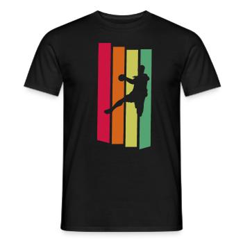 Joueur de handball - handball - T-shirt homme - noir - Devant - AI Model Male 178 light (178cm)