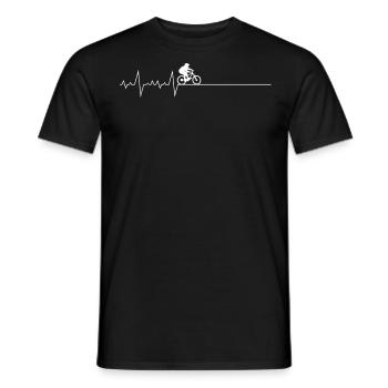 Cooles Fahrrad Motiv - Männer T-Shirt - Schwarz - Vorne - AI Model Male 178 light (178cm)