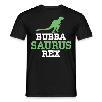 Bubba Saurus Rex - Männer T-Shirt - Schwarz - Vorne - AI Model Male 178 light (178cm)