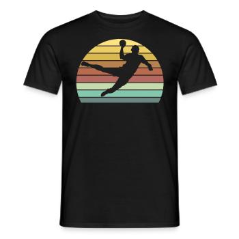 Handball - T-shirt homme - noir - Devant - AI Model Male 178 light (178cm)