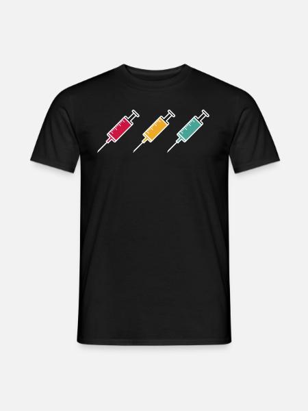 Injection needle syringe - Men's T-Shirt - black