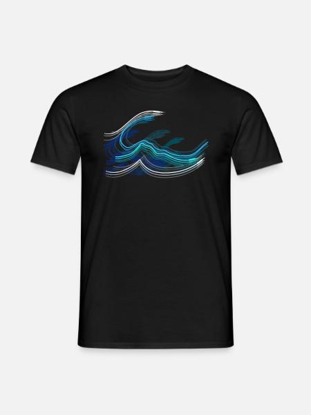 Aux Wellen Tontechniker & Sontechnik Geschenk - T-shirt homme - noir