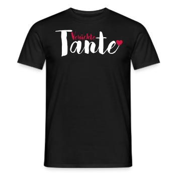 Tante Patin - Männer T-Shirt - Schwarz - Vorne - AI Model Male 178 light (178cm)