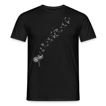 Pissenlit - T-shirt homme - noir - Devant - AI Model Male 178 light (178cm)