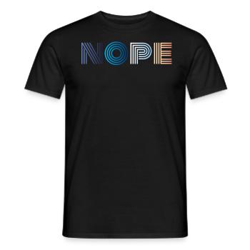 Nope - T-shirt homme - noir - Devant - AI Model Male 178 light (178cm)