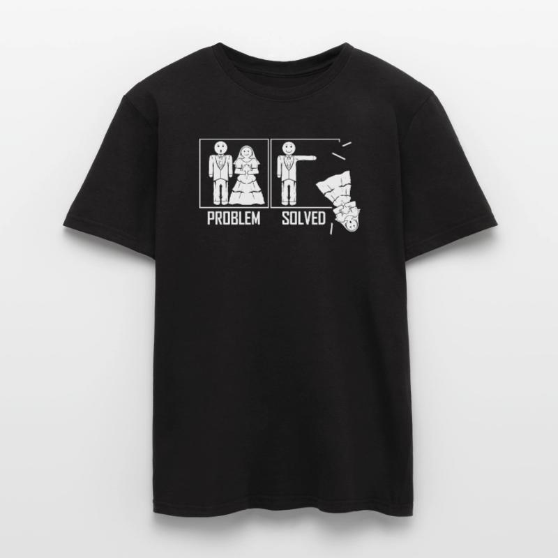 Problem Solved - Marriage Problem Divorce Solution Men’s T-shirt