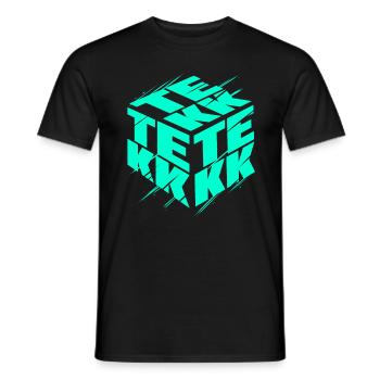 Tekk Music Hardtekk Musik & Raver - T-shirt homme - noir - Devant - AI Model Male 178 light (178cm)