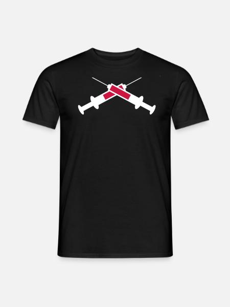 syringe - Men's T-Shirt - black