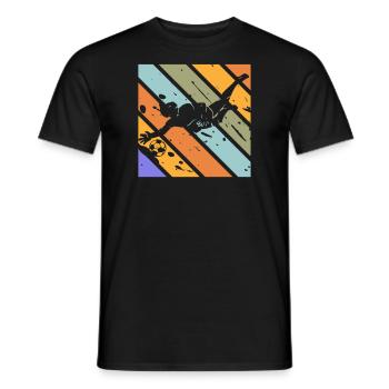 goalkeeper - Men's T-Shirt - black - Front - AI Model Male 178 light (178cm)
