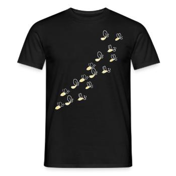 Bee bee beekeeper - Men's T-Shirt - black - Front - AI Model Male 178 light (178cm)