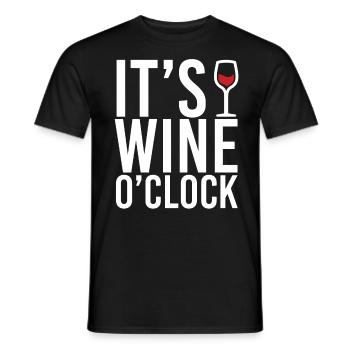 Vin drôle Proverbes - T-shirt homme - noir - Devant - AI Model Male 178 light (178cm)