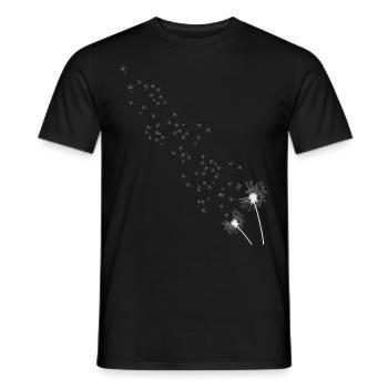 Pissenlit - T-shirt homme - noir - Devant - AI Model Male 178 light (178cm)