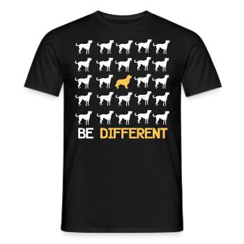 Golden Retriver Hundebesitzer Geschenk - T-shirt homme - noir - Devant - AI Model Male 178 light (178cm)