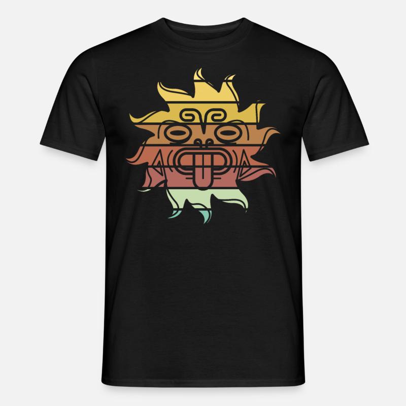 Neuseeland Haka Geschenkidee - Männer T-Shirt - Schwarz
