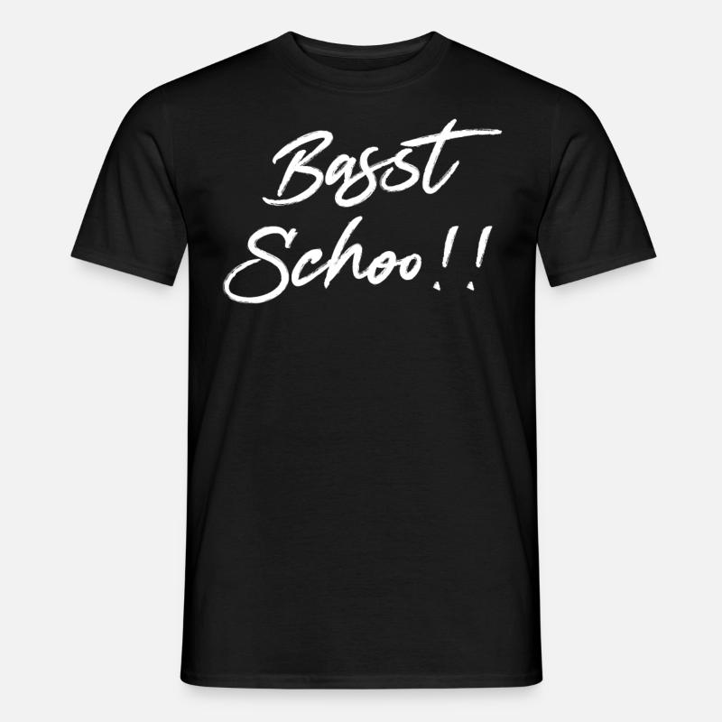 Basst scho - Männer T-Shirt - Schwarz