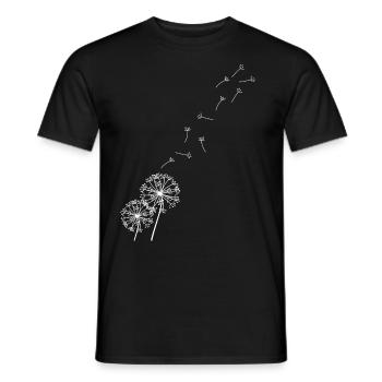 Pissenlit pissenlit - T-shirt homme - noir - Devant - AI Model Male 178 light (178cm)