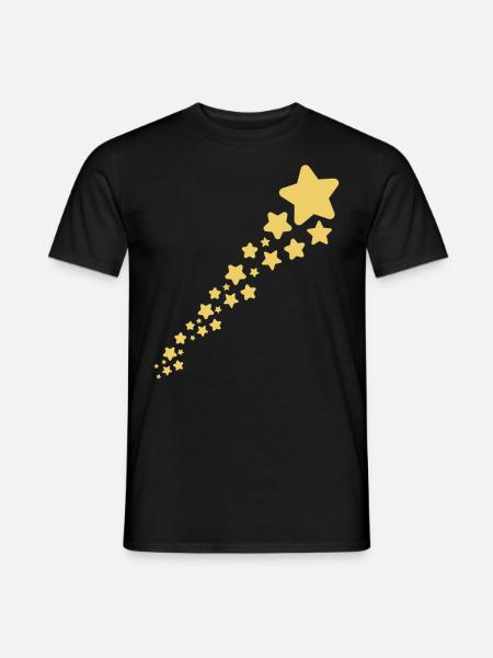 shooting star - Men's T-Shirt - black