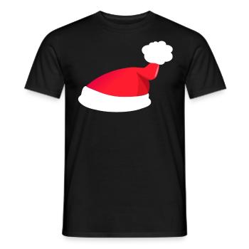 Bonnet de Nicolas - T-shirt homme - noir - Devant - AI Model Male 178 light (178cm)