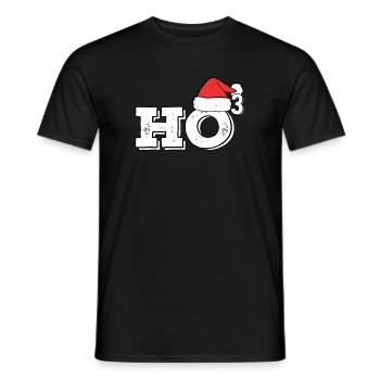 Drôle moche Noël Laid Noël Ho3 - T-shirt homme - noir - Devant - AI Model Male 178 light (178cm)