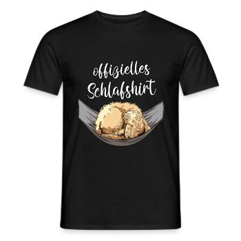 Offizielles Schlafshirt Schlafanzug goldendoodle - Männer T-Shirt - Schwarz - Vorne - AI Model Male 178 light (178cm)