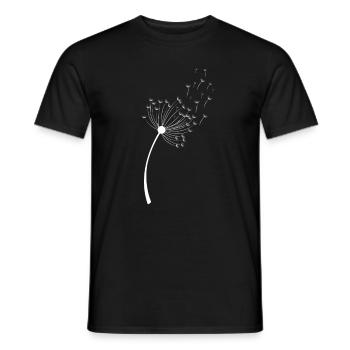 Pusteblume Knäuelgras Blanc - T-shirt homme - noir - Devant - AI Model Male 178 light (178cm)