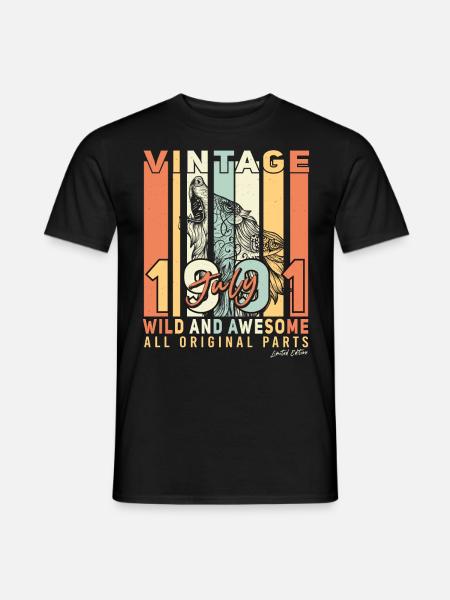 July 1991 Gift idea - Men's T-Shirt - black