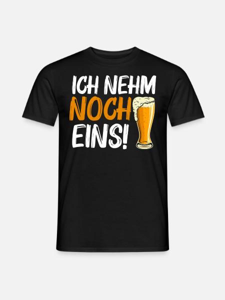 Ich nehm noch eins! - Männer T-Shirt - Schwarz