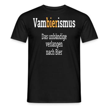 Vambierismus Das unbändige verlangen nach Bier - Männer T-Shirt - Schwarz - Vorne - AI Model Male 178 light (178cm)