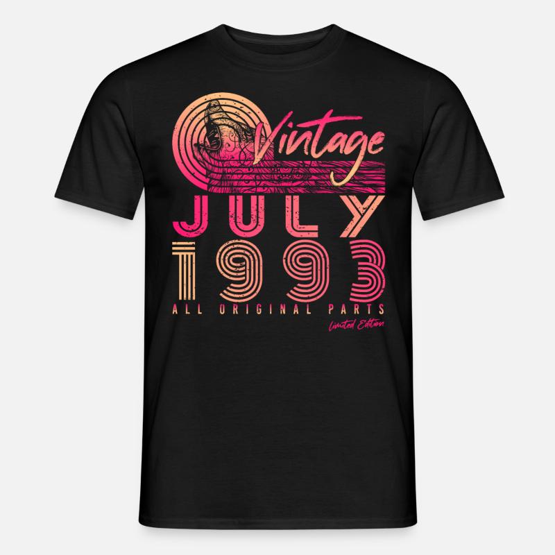 Geschenkidee Für Juli 1993 - Männer T-Shirt - Schwarz