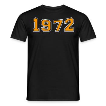 1972 Year Oranges Design - Men's T-Shirt - black - Front - AI Model Male 178 light (178cm)