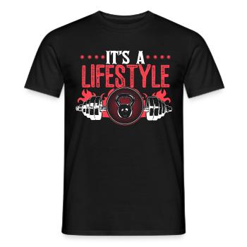 Musculation Fitness Muscles Idée cadeau - T-shirt homme - noir - Devant - AI Model Male 178 light (178cm)