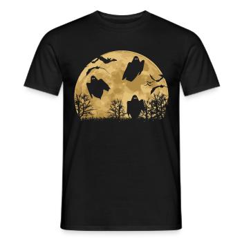 Halloween Spirit Saying Gift Idea - Men's T-Shirt - black - Front - AI Model Male 178 light (178cm)