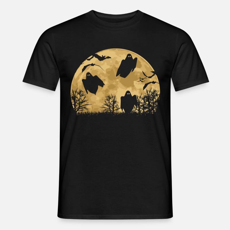 Halloween Geist Spruch Geschenkidee - Männer T-Shirt - Schwarz