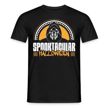 Halloween Skull Cadeau aigre-doux - T-shirt homme - noir - Devant - AI Model Male 178 light (178cm)