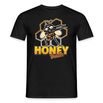 Marchand de miel Apiculteur Abeille Murmure Abeilles Abeilles Abeilles Abeille - T-shirt homme - noir - Devant - AI Model Male 178 light (178cm)