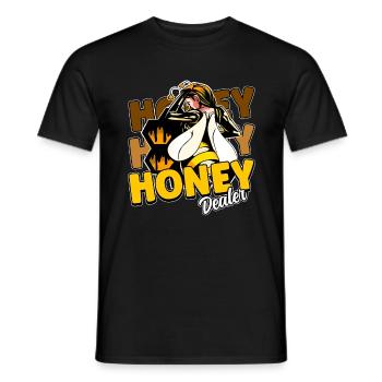 Marchand de miel Apiculteur Abeille Murmure Abeilles Abeilles Abeilles Abeille - T-shirt homme - noir - Devant - AI Model Male 178 light (178cm)