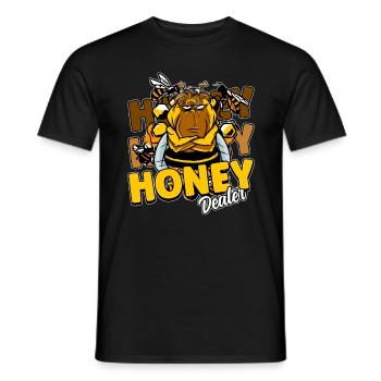 Marchand de miel Apiculteur Abeille Murmure Abeilles Abeilles Abeilles Abeille - T-shirt homme - noir - Devant - AI Model Male 178 light (178cm)