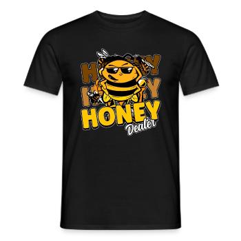 Marchand de miel Apiculteur Abeille Murmure Abeilles Abeilles Abeilles Abeille - T-shirt homme - noir - Devant - AI Model Male 178 light (178cm)