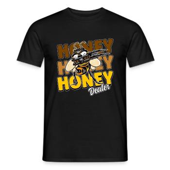 Marchand de miel Apiculteur Abeille Murmure Abeilles Abeilles Abeilles Abeille - T-shirt homme - noir - Devant - AI Model Male 178 light (178cm)