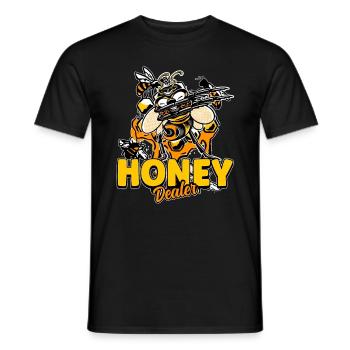 Marchand de miel Apiculteur Abeille Murmure Abeilles Abeilles Abeilles Abeille - T-shirt homme - noir - Devant - AI Model Male 178 light (178cm)