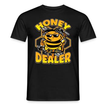 Marchand de miel Apiculteur Abeille Murmure Abeilles Abeilles Abeilles Abeille - T-shirt homme - noir - Devant - AI Model Male 178 light (178cm)