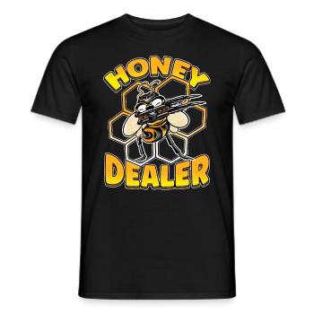 Marchand de miel Apiculteur Abeille Murmure Abeilles Abeilles Abeilles Abeille - T-shirt homme - noir - Devant - AI Model Male 178 light (178cm)