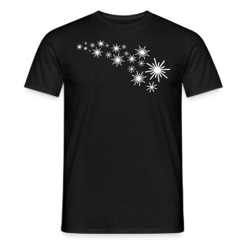 Sternenflotte Weiss - Männer T-Shirt - Schwarz - Vorne - AI Model Male 178 light (178cm)