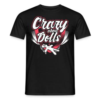 Poupée vaudou Drôle de dicton Cadeau - T-shirt homme - noir - Devant - AI Model Male 178 light (178cm)
