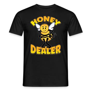 Marchand de miel Apiculteur Abeille Murmure Abeilles Abeilles Abeilles Abeille - T-shirt homme - noir - Devant - AI Model Male 178 light (178cm)