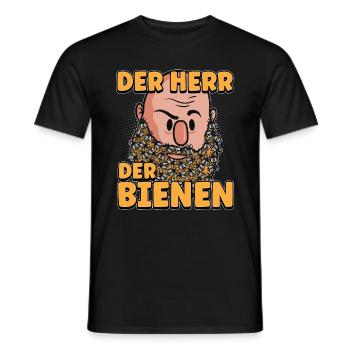 Herr Der Bienen Imker Bienenflüster Biene - Männer T-Shirt - Schwarz - Vorne - AI Model Male 178 light (178cm)