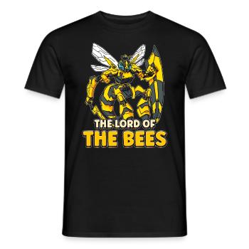 Seigneur des abeilles Apiculteurs Murmure d’abeille Abeille Abeille - T-shirt homme - noir - Devant - AI Model Male 178 light (178cm)