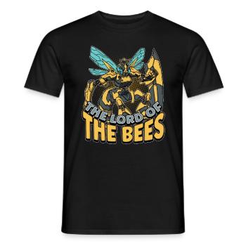 Herr Der Bienen Imker Bienenflüster Biene - Männer T-Shirt - Schwarz - Vorne - AI Model Male 178 light (178cm)