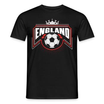 England Fußballspieler Weltmeisterschaft Geschenk - Männer T-Shirt - Schwarz - Vorne - AI Model Male 178 light (178cm)